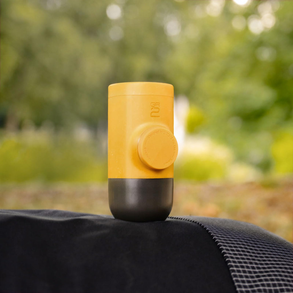 Wacaco Minipresso GR, Portable Espresso Machine, Compatible Ground Coffee, Hand Coffee Maker, Travel Gadgets, Manually Operated, Perfect for Camping, Hiking