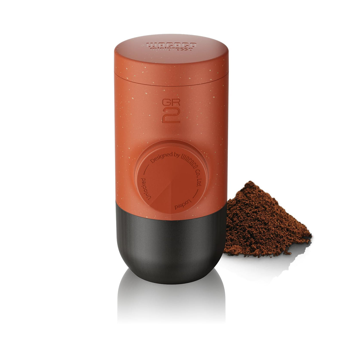 Wacaco Minipresso GR, Portable Espresso Machine, Compatible Ground Coffee, Hand Coffee Maker, Travel Gadgets, Manually Operated, Perfect for Camping, Hiking