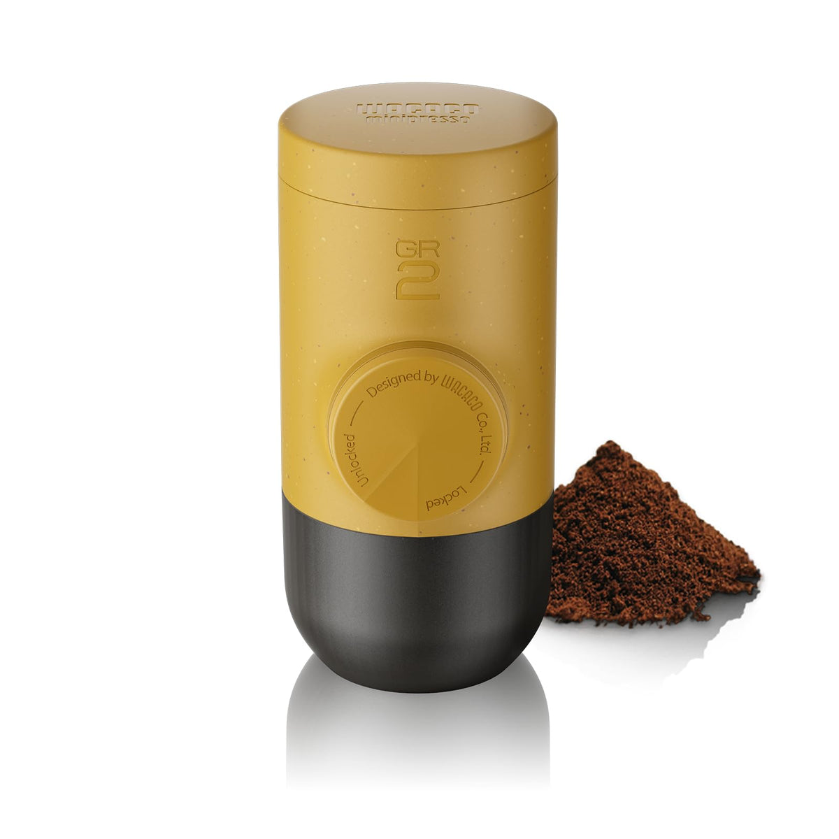 Wacaco Minipresso GR, Portable Espresso Machine, Compatible Ground Coffee, Hand Coffee Maker, Travel Gadgets, Manually Operated, Perfect for Camping, Hiking