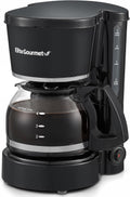 Elite Gourmet EHC-5055 Automatic 5-Cup Brew & Drip Coffee Maker with Pause N Serve Reusable Filter, On/Off Switch, Water Level Indicator