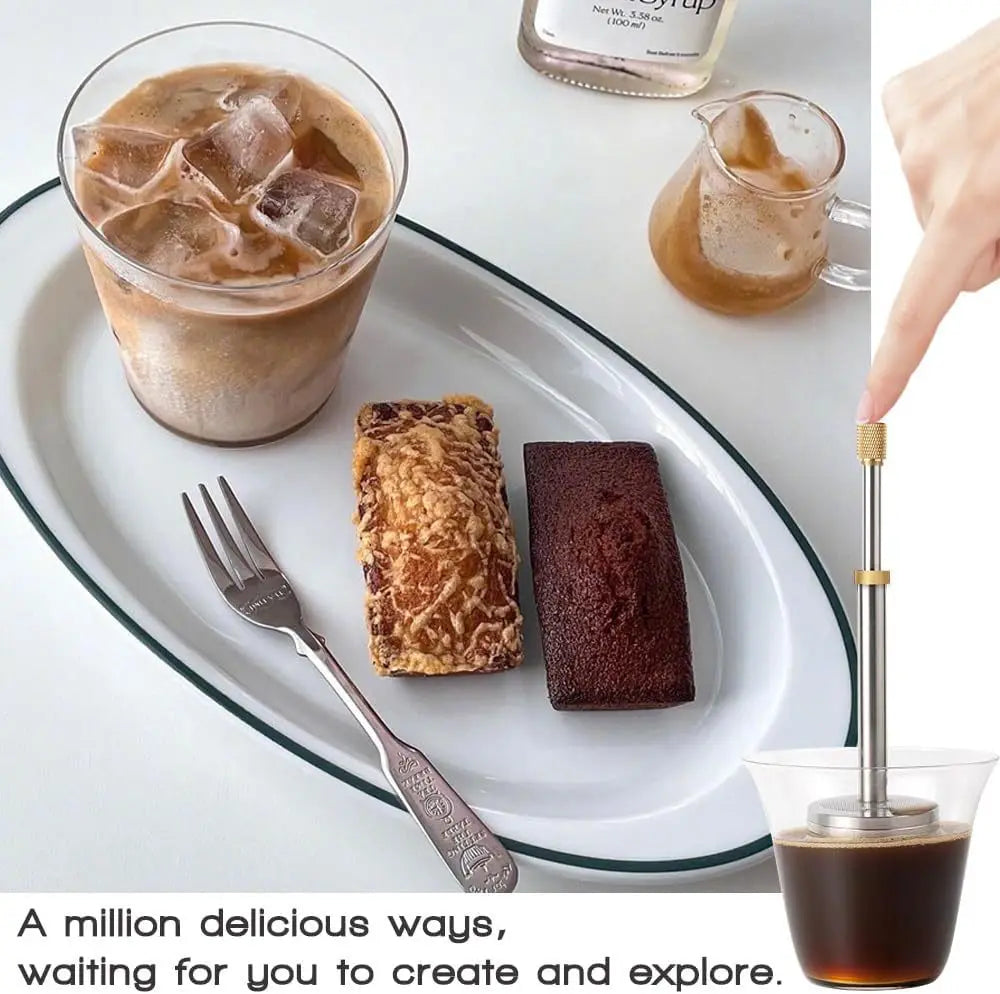 FinalPress Portable Coffee And Loose Leaf Tea Infuser