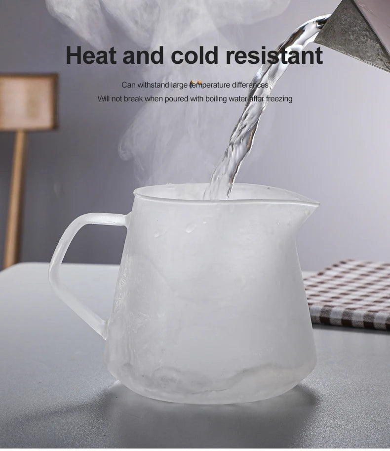 Glass Pour Over Coffee Maker Set with Carafe & Reusable Dripper – 300 mL / 600 mL