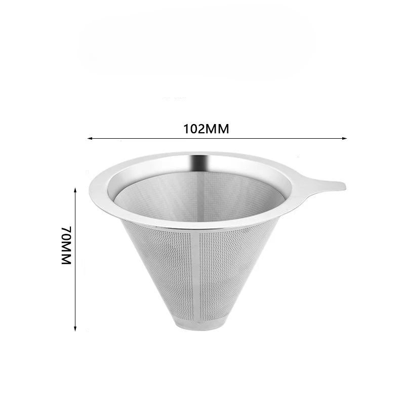 Pour Over Fine Mesh Stainless Steel Coffee Dripper