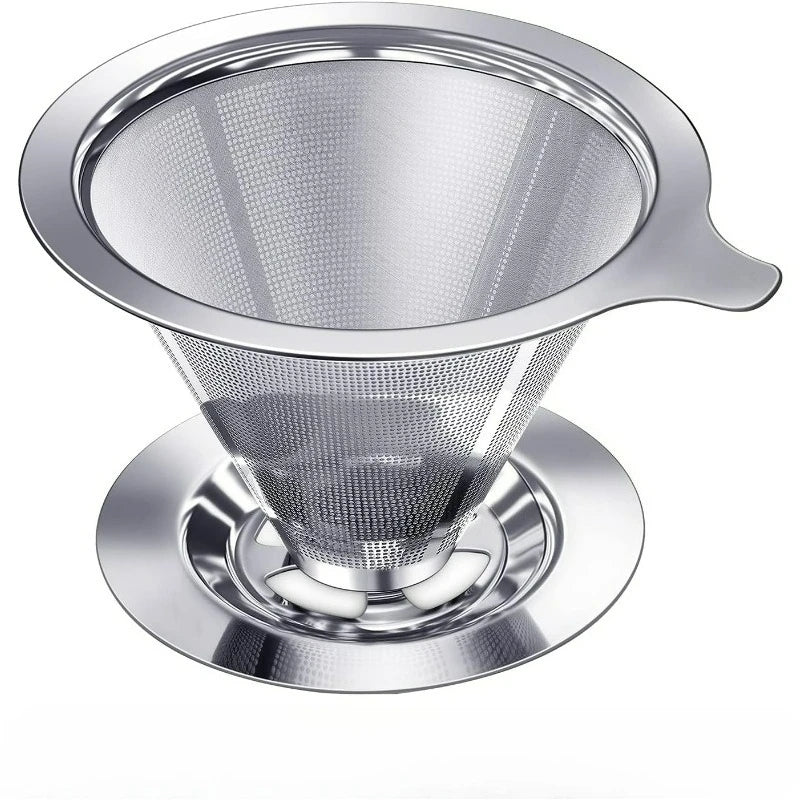 Pour Over Fine Mesh Stainless Steel Coffee Dripper